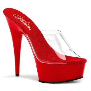 Talons Pleaser Delight-601 Rouge Femme | COM-3841765