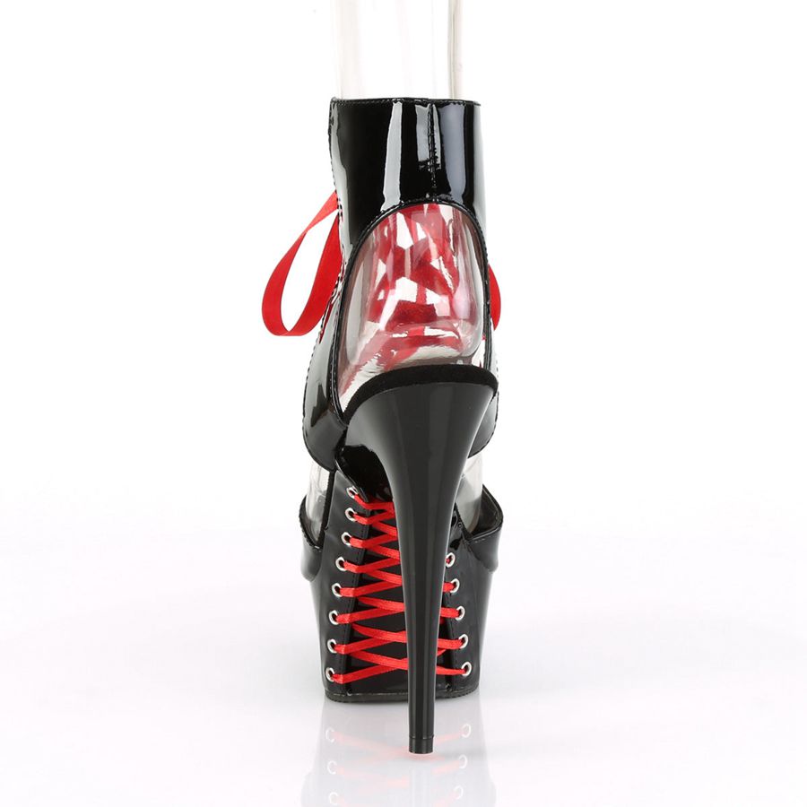 Talons Pleaser Delight-600-14FH Noir Femme | SHH-6721785