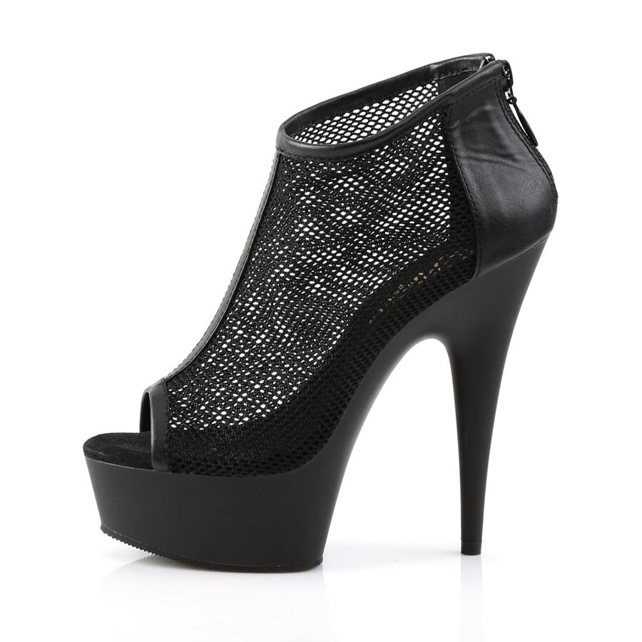 Talons Pleaser Delight-600-12 Noir Femme | ZTS-3692900