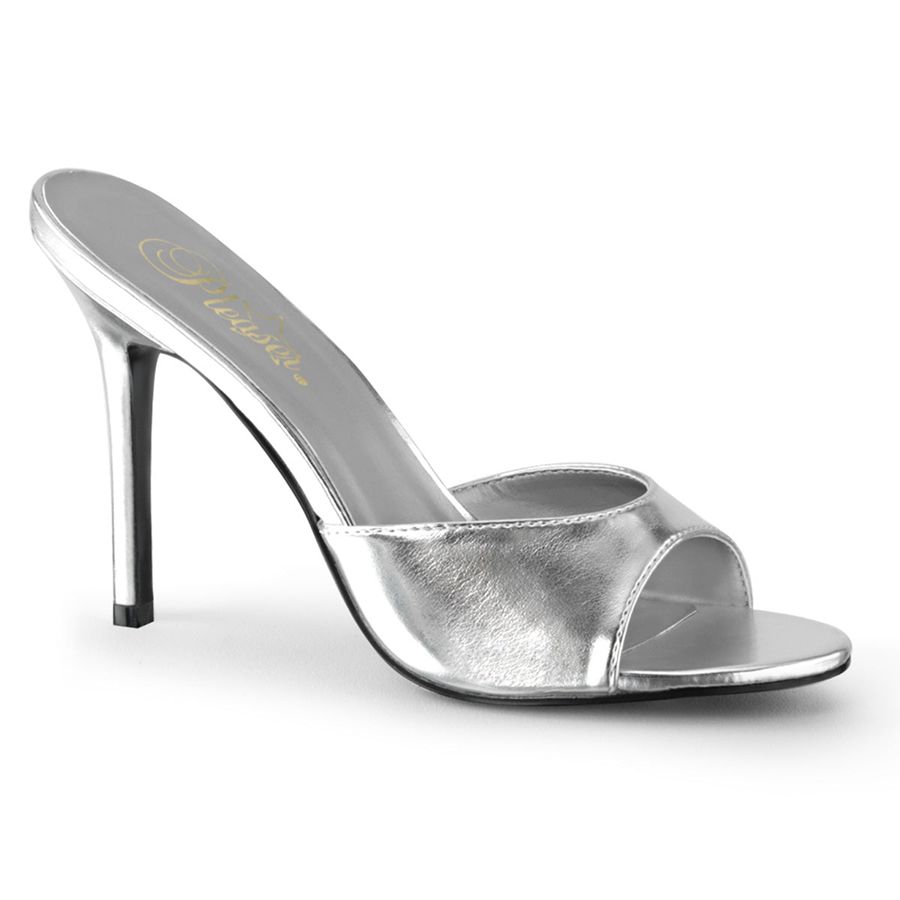 Talons Pleaser Classique-01 Argent Femme | MZH-7180147