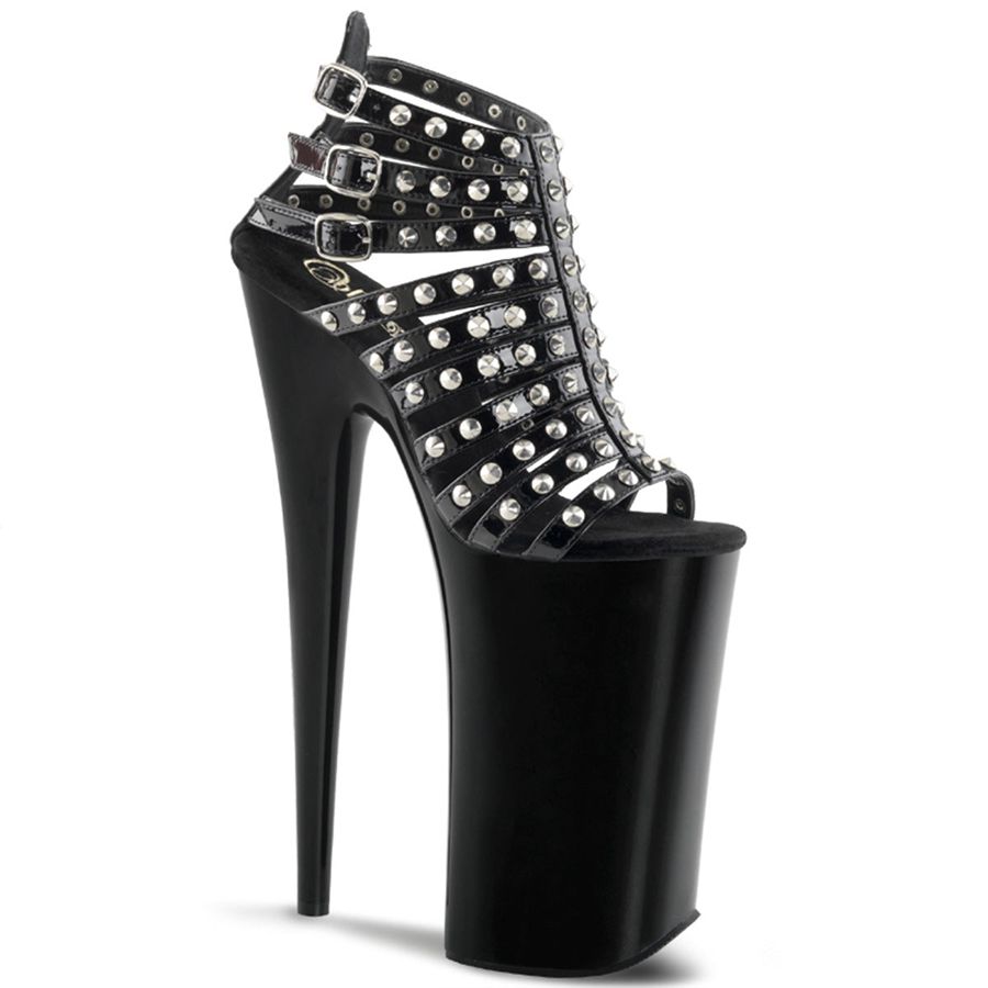 Talons Pleaser Beyond-093 Noir Femme | SQS-6985516