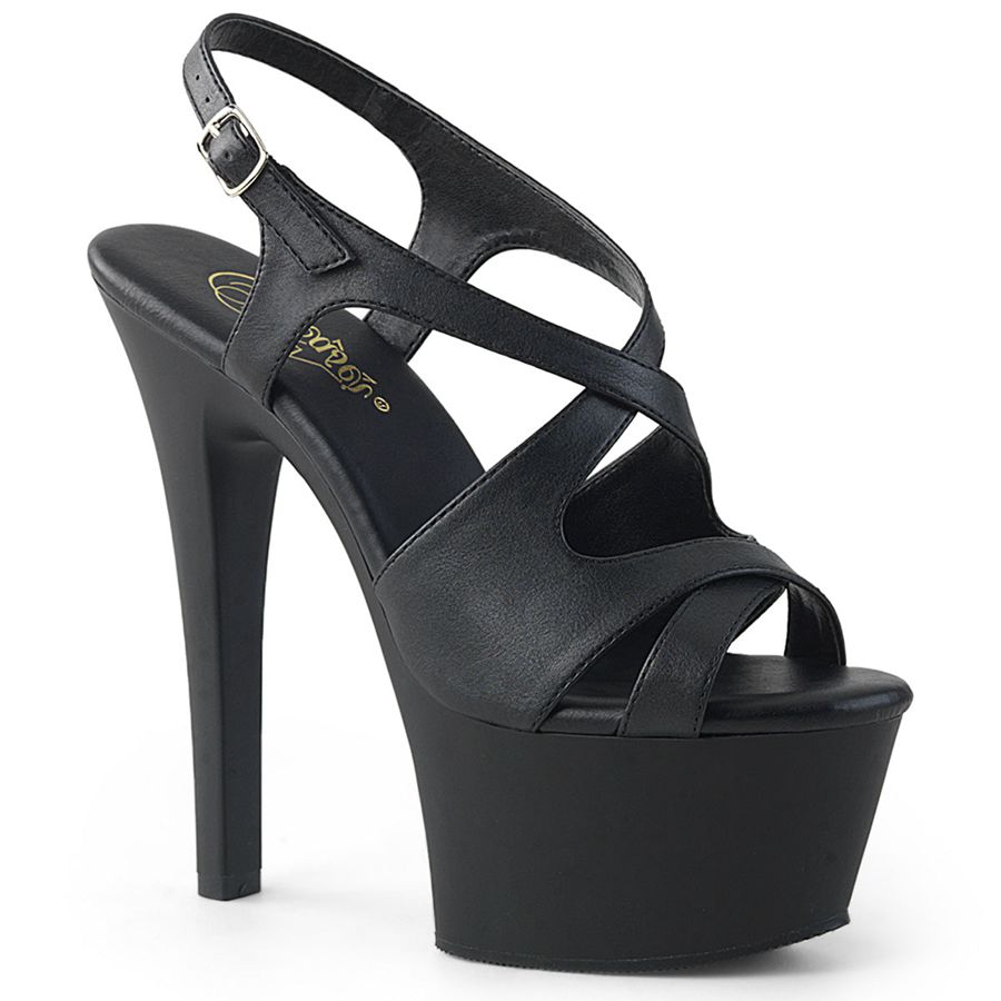 Talons Pleaser Aspire-630 Noir Femme | QCU-2971403