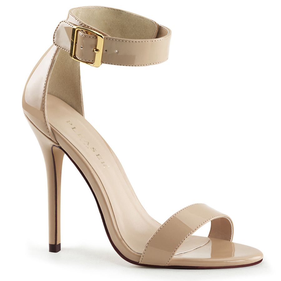 Talons Pleaser Amuse-10 Beige Femme | SRI-8746692