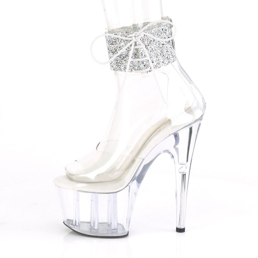 Talons Pleaser Adore-724RS-02 Clear Femme | COM-8327125