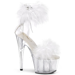 Talons Pleaser Adore-724F Blanche Femme | RSK-9698296