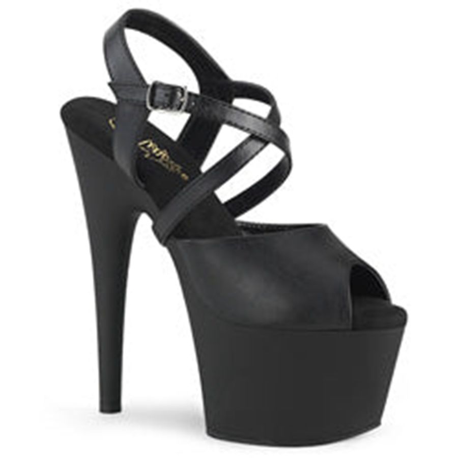 Talons Pleaser Adore-724 Noir Femme | PEA-3393918