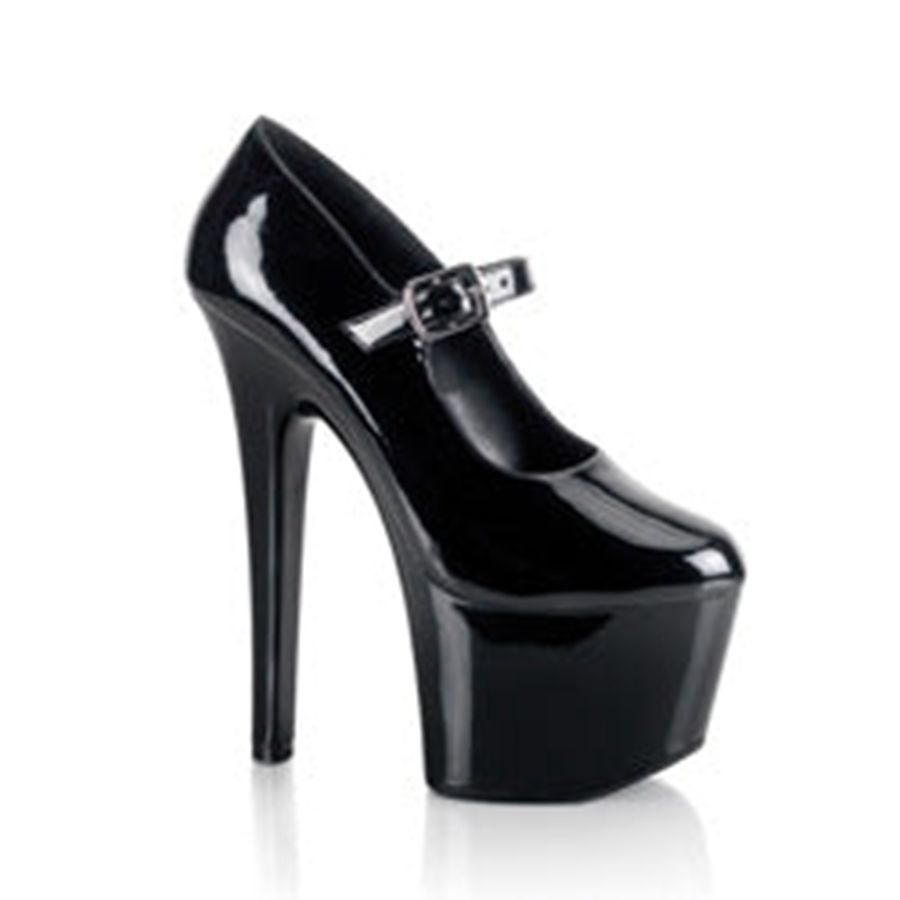 Escarpins Pleaser Sky-387 Noir Femme | OJF-8844221