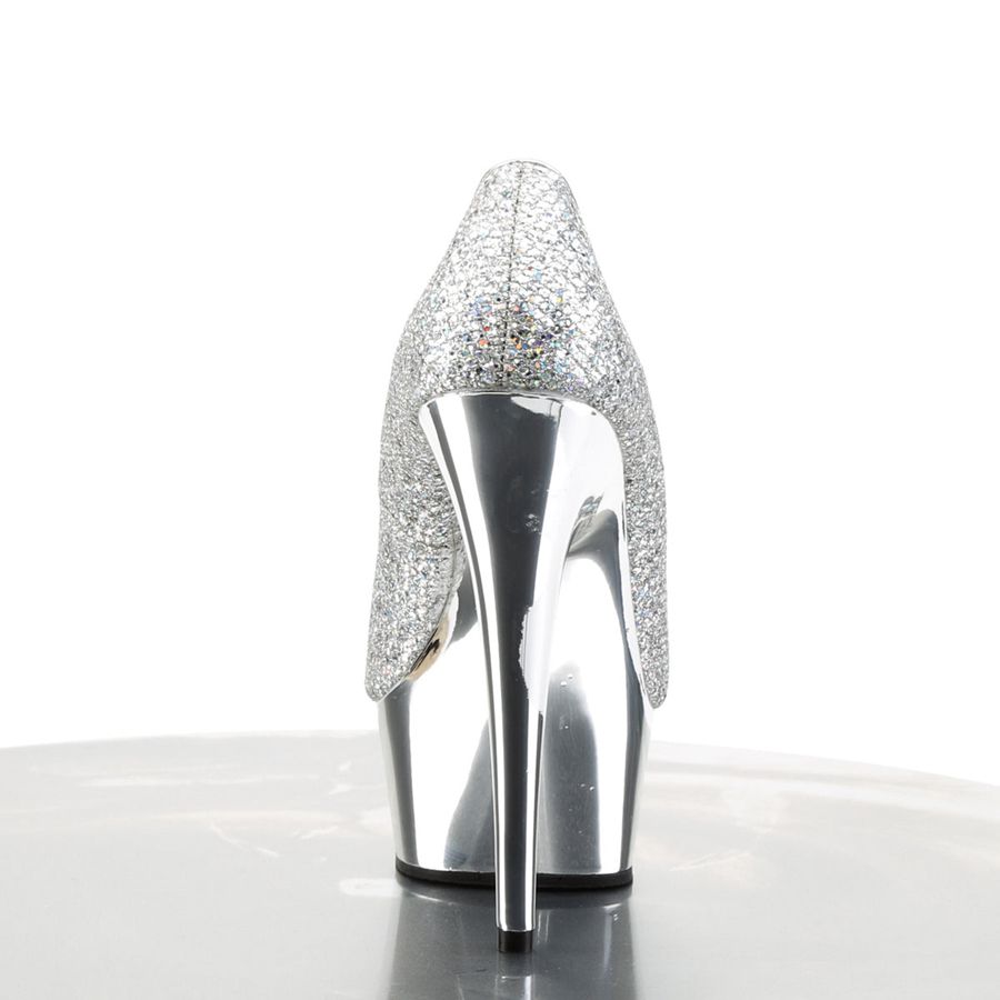 Escarpins Pleaser Delight-685G Argent Femme | HXT-4146682