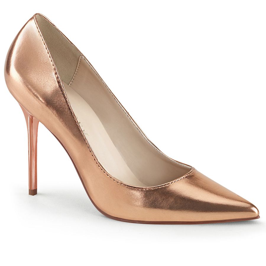 Escarpins Pleaser Classique-20 Rose Doré Femme | KCG-4812580