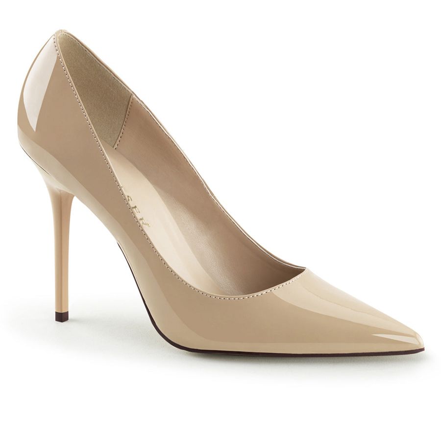 Escarpins Pleaser Classique-20 Beige Femme | PFQ-4621444