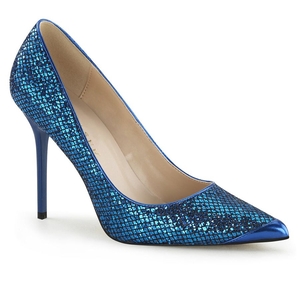 Escarpins Pleaser Classique-20 Bleu Femme | MUV-1901444