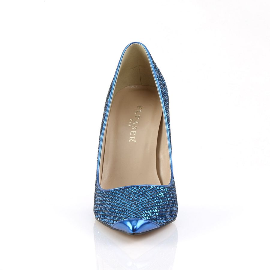 Escarpins Pleaser Classique-20 Bleu Femme | MUV-1901444