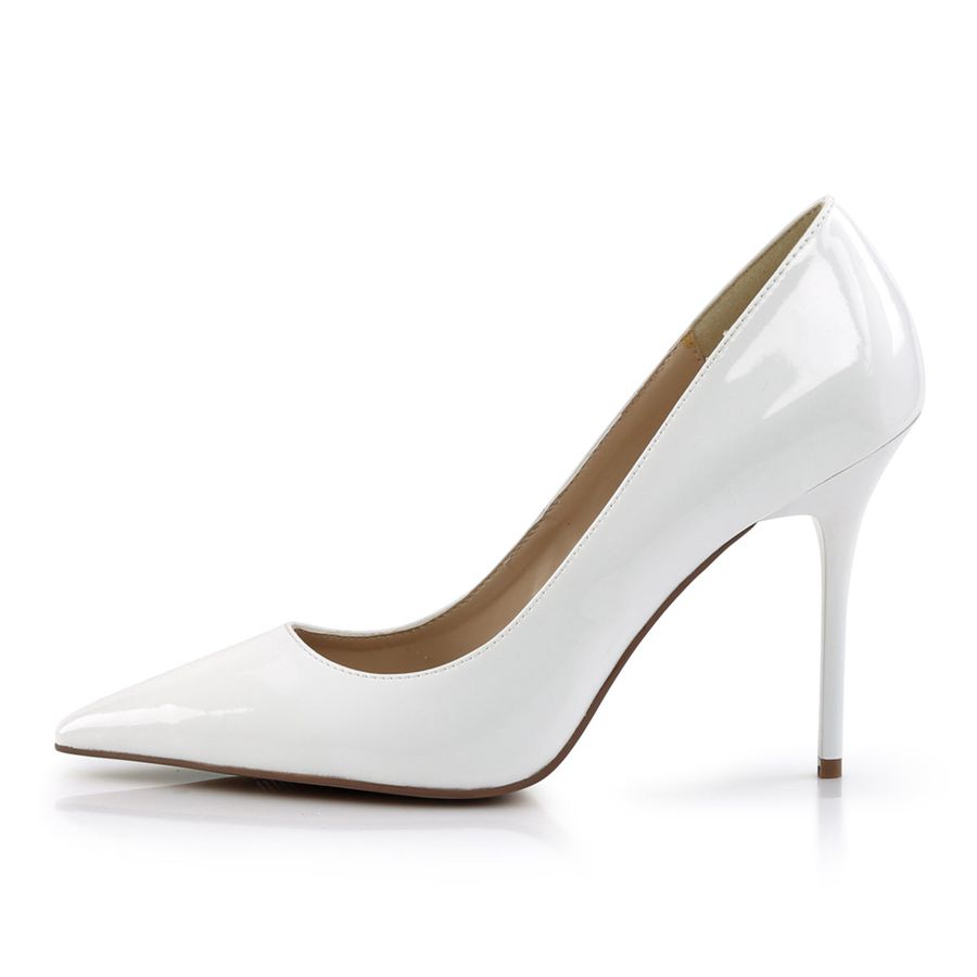 Escarpins Pleaser Classique-20 Blanche Femme | YTK-0033659