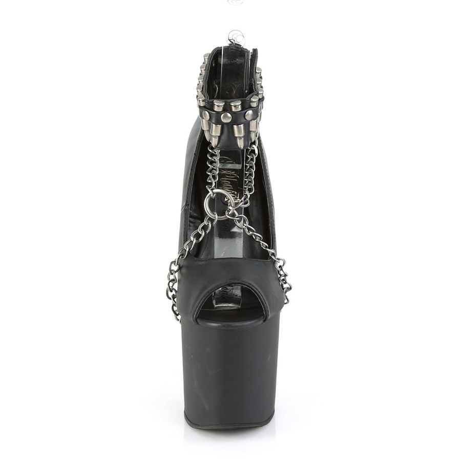 Escarpins Pleaser Bondgirl-783 Noir Femme | QEI-9336397