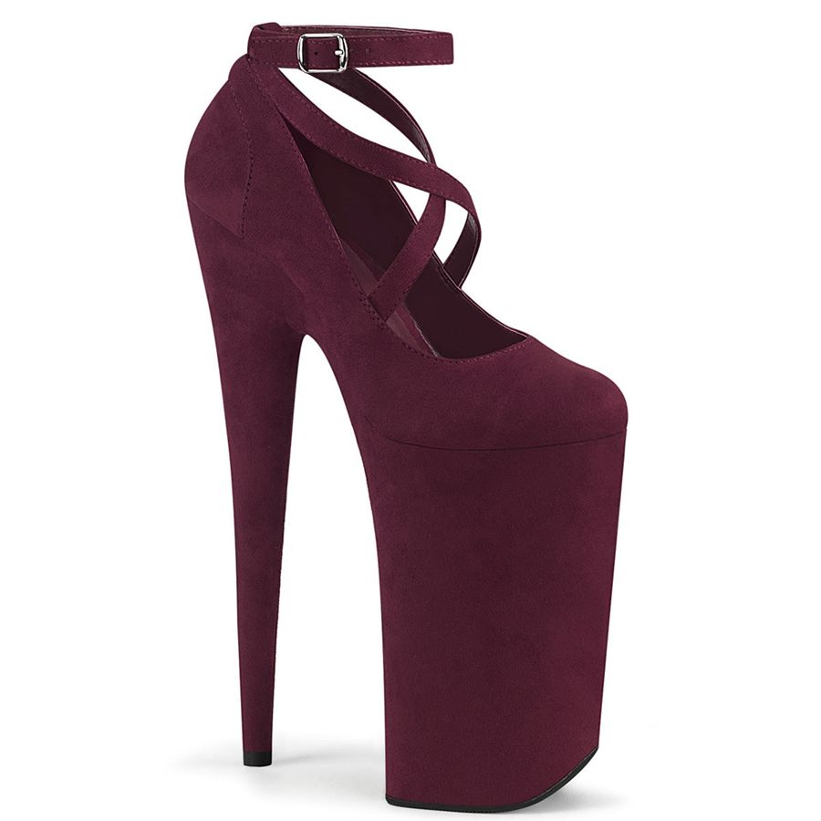 Escarpins Pleaser Beyond-087FS Bordeaux Femme | BEJ-1866055