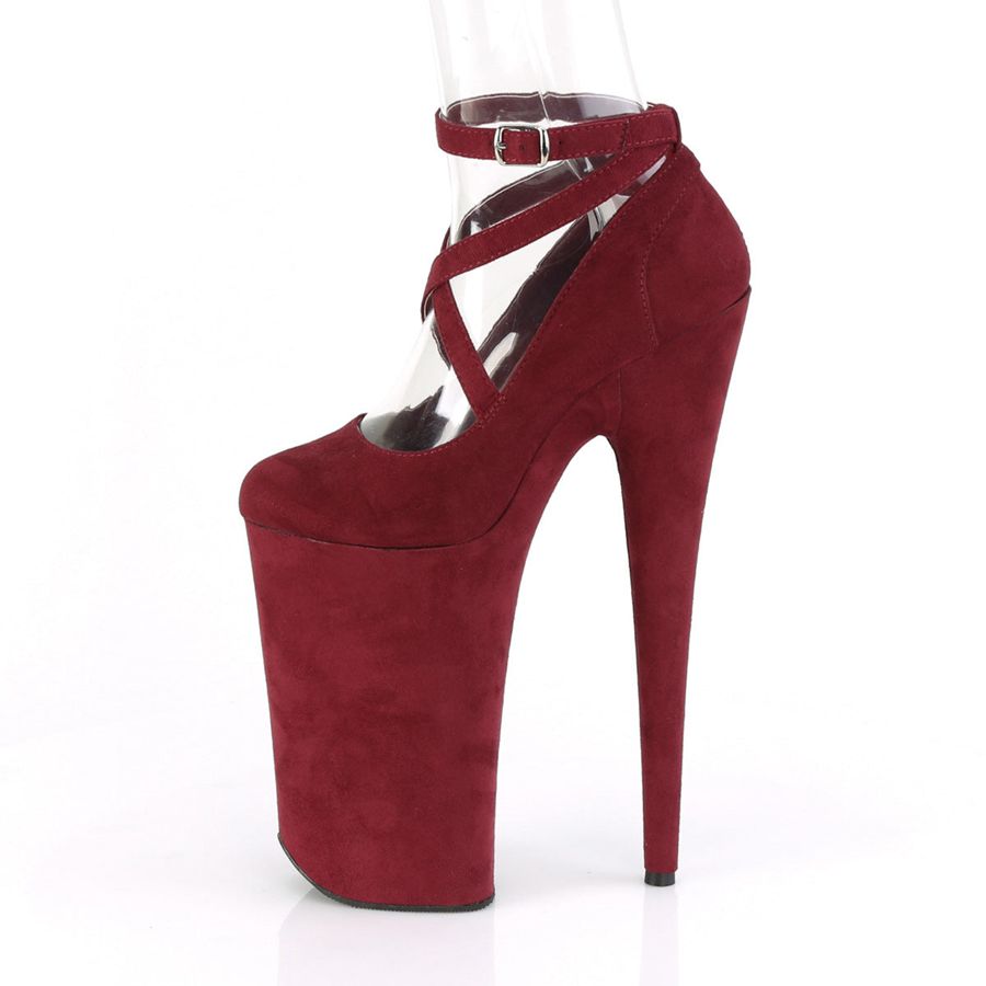 Escarpins Pleaser Beyond-087FS Bordeaux Femme | BEJ-1866055