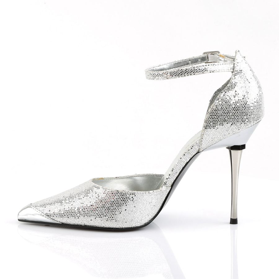 Escarpins Pleaser Appeal-21 Argent Femme | YDI-5220646