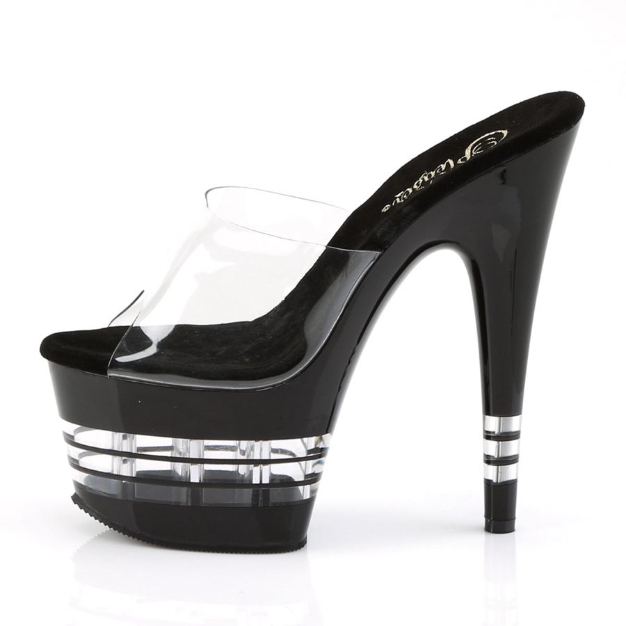 Sandales à Plateforme Pleaser Adore-701LN Noir Femme | TER-0990283