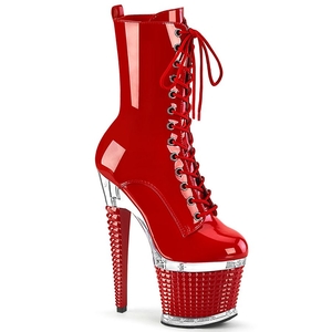 Bottes Mi-mollet Pleaser Spectator-1040 Rouge Femme | LLP-9340990