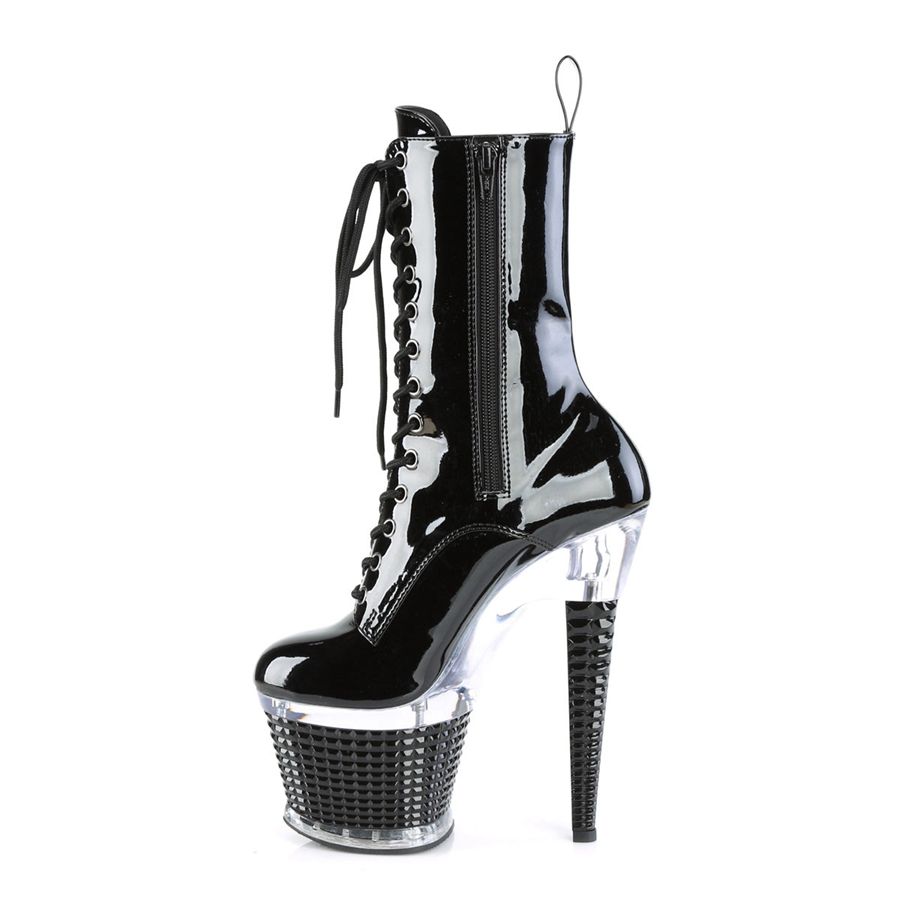 Bottes Mi-mollet Pleaser Spectator-1040 Noir Femme | XHS-0017441