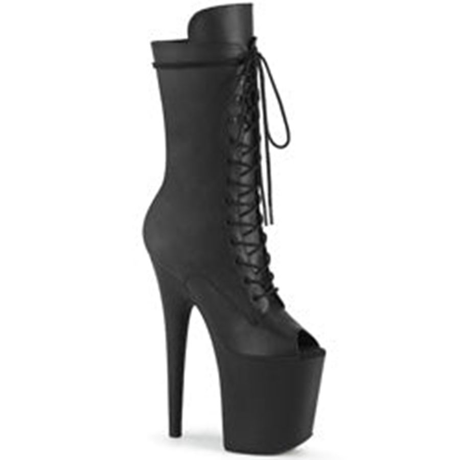 Bottes Mi-mollet Pleaser Flamingo-1051WR Noir Femme | SOF-0626622