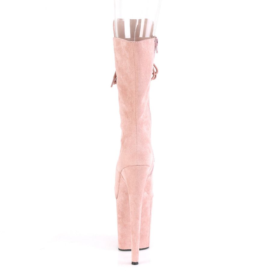 Bottes Mi-mollet Pleaser Flamingo-1051FS Beige Femme | IHQ-6578320