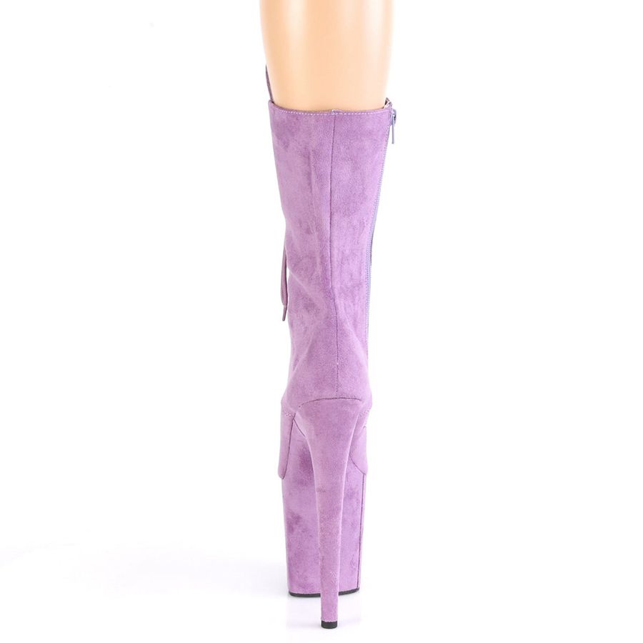 Bottes Mi-mollet Pleaser Flamingo-1050FS Violette Femme | LFL-9018096