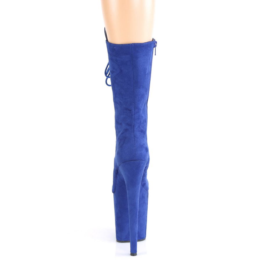 Bottes Mi-mollet Pleaser Flamingo-1050FS Bleu Marine Femme | DND-3902341