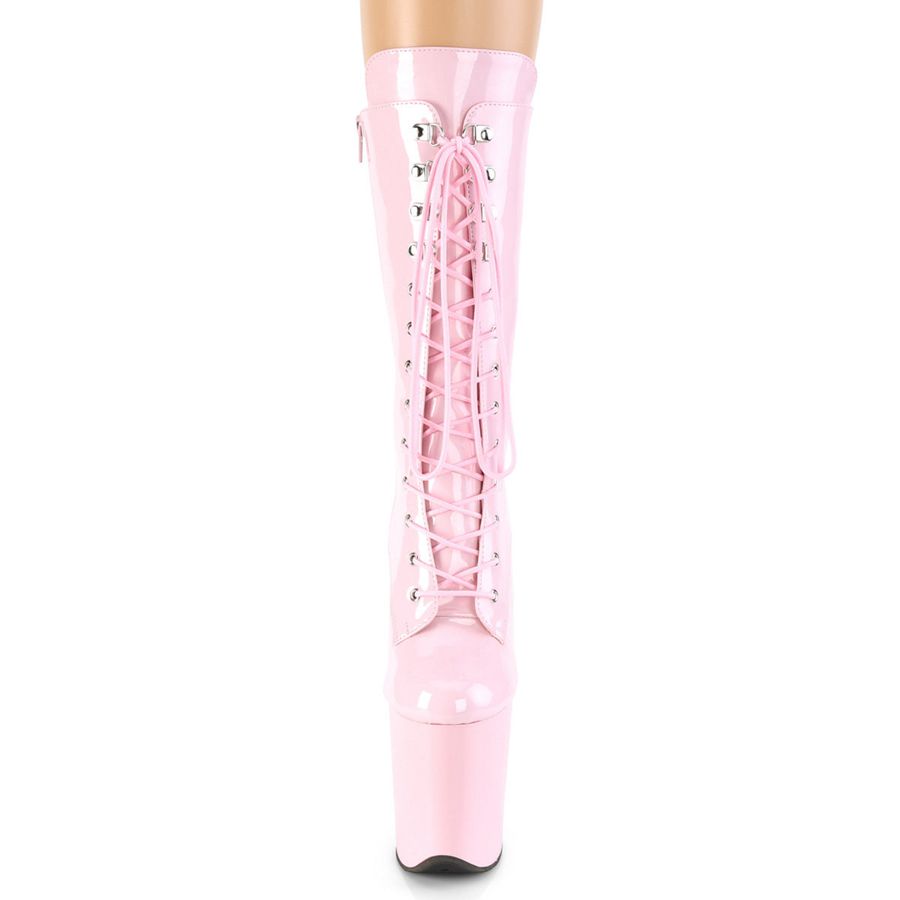 Bottes Mi-mollet Pleaser Flamingo-1050 Rose Femme | QWD-0722547