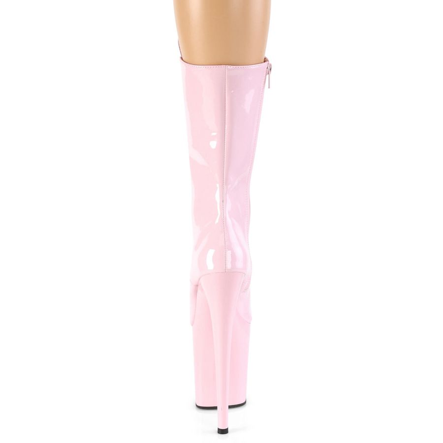 Bottes Mi-mollet Pleaser Flamingo-1050 Rose Femme | QWD-0722547