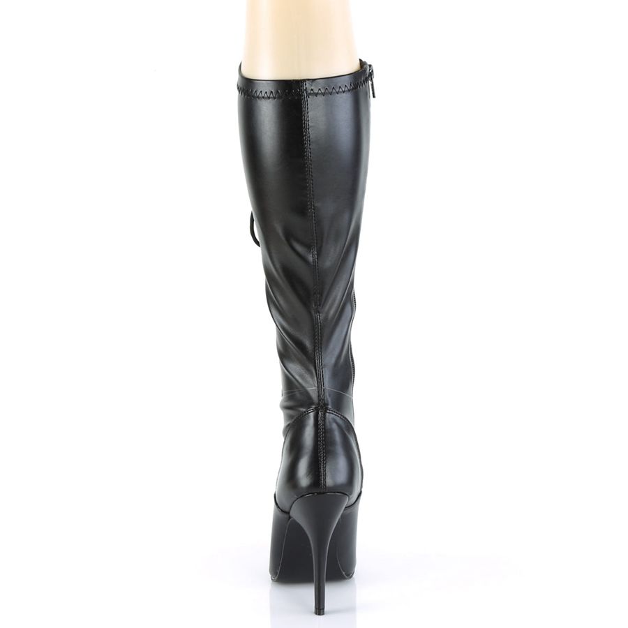 Bottes Hautes Pleaser Seduce-2024 Noir Femme | LCS-2020146