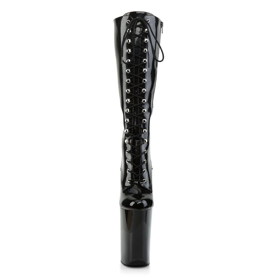 Bottes Hautes Pleaser Infinity-2020 Noir Femme | ZUR-2609694