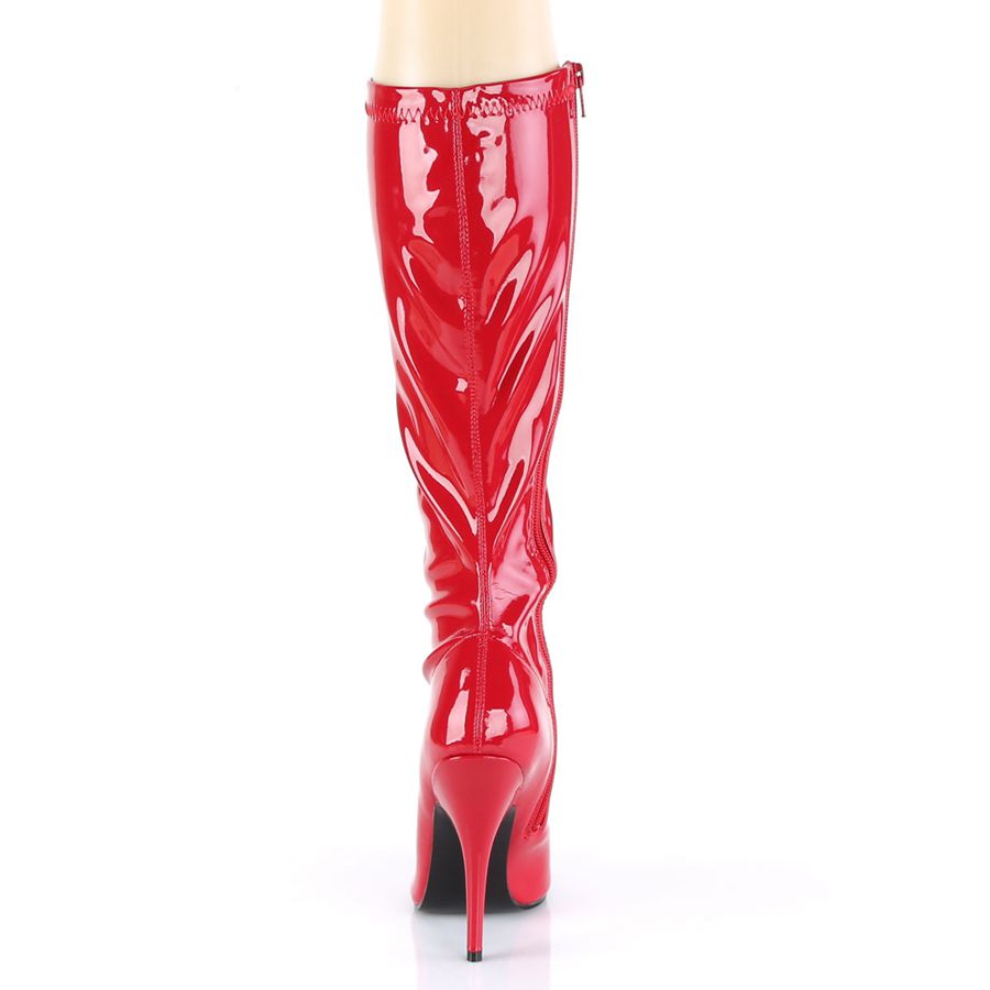 Bottes Hautes Pleaser Seduce-2000 Rouge Femme | JEN-9809336