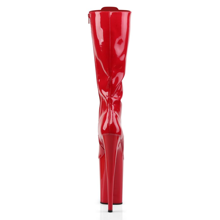 Bottes Hautes Pleaser Infinity-2020 Rouge Femme | ESP-9603838