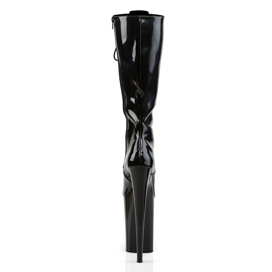 Bottes Hautes Pleaser Infinity-2020 Noir Femme | ZUR-2609694