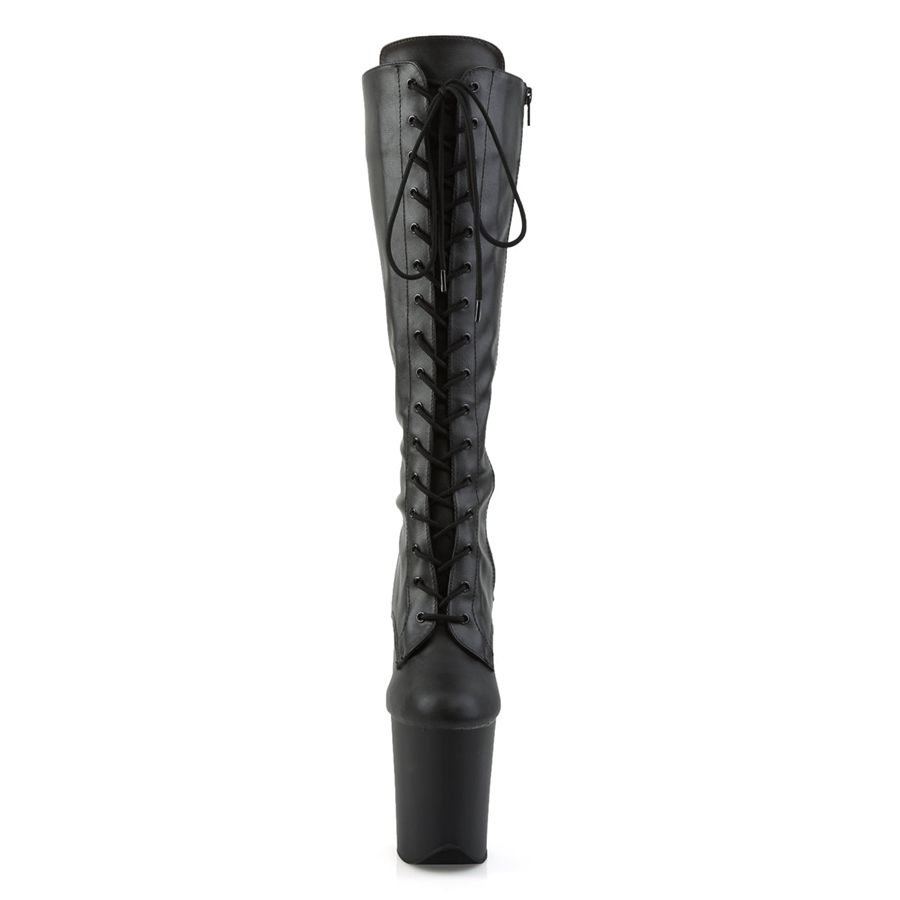 Bottes Hautes Pleaser Flamingo-2023 Noir Femme | AYS-0192708