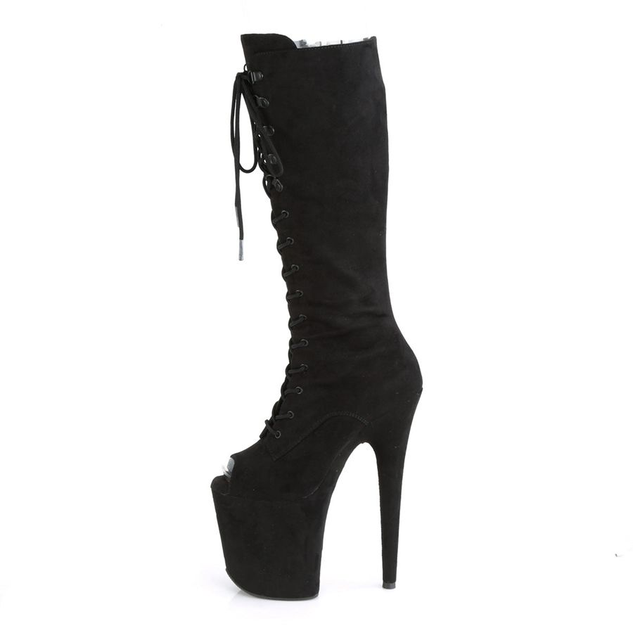 Bottes Hautes Pleaser Flamingo-2051FS Noir Femme | BUM-5564228