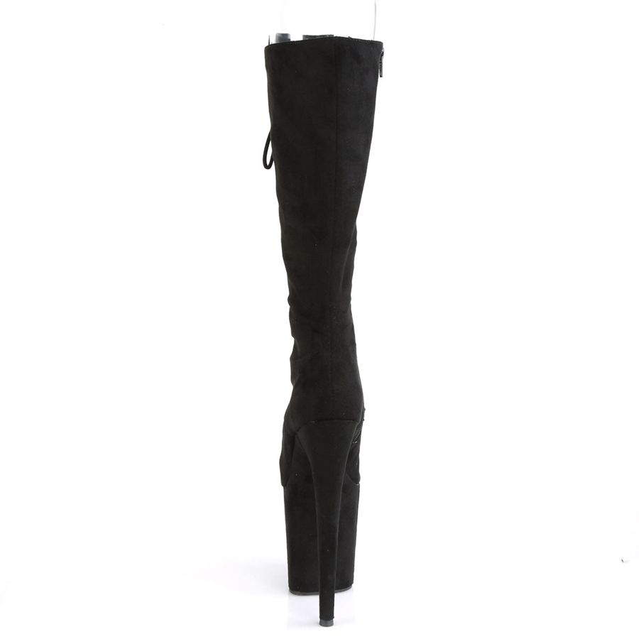 Bottes Hautes Pleaser Flamingo-2051FS Noir Femme | BUM-5564228