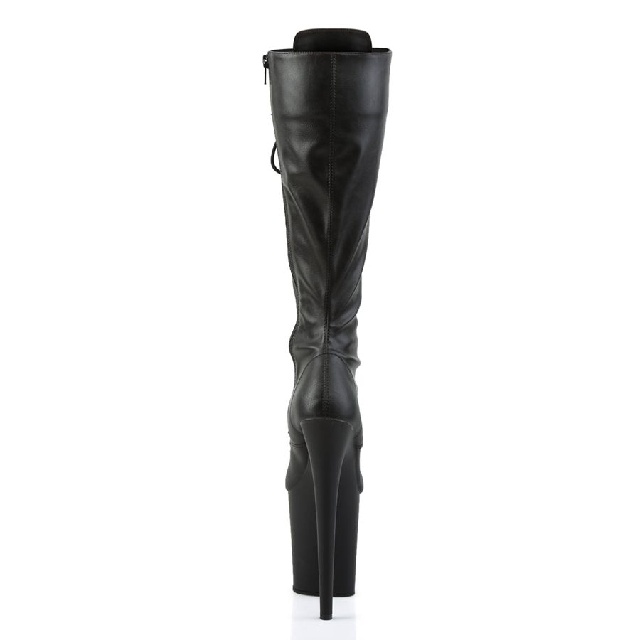 Bottes Hautes Pleaser Flamingo-2023 Noir Femme | AYS-0192708