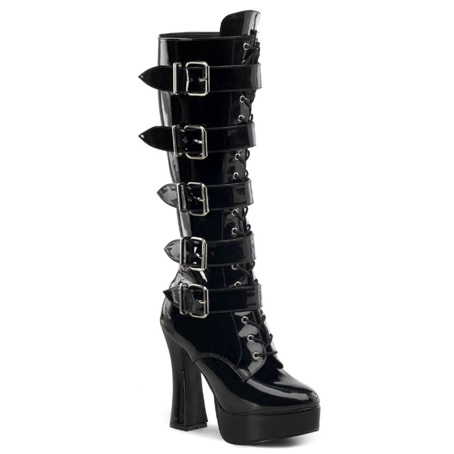 Bottes Hautes Pleaser Electra-2042 Noir Femme | LMP-3634100