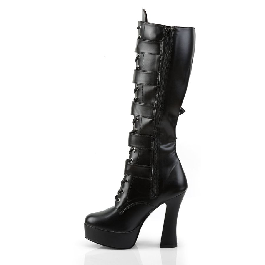 Bottes Hautes Pleaser Electra-2042 Noir Femme | XDY-3336518