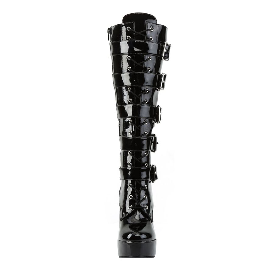 Bottes Hautes Pleaser Electra-2042 Noir Femme | LMP-3634100