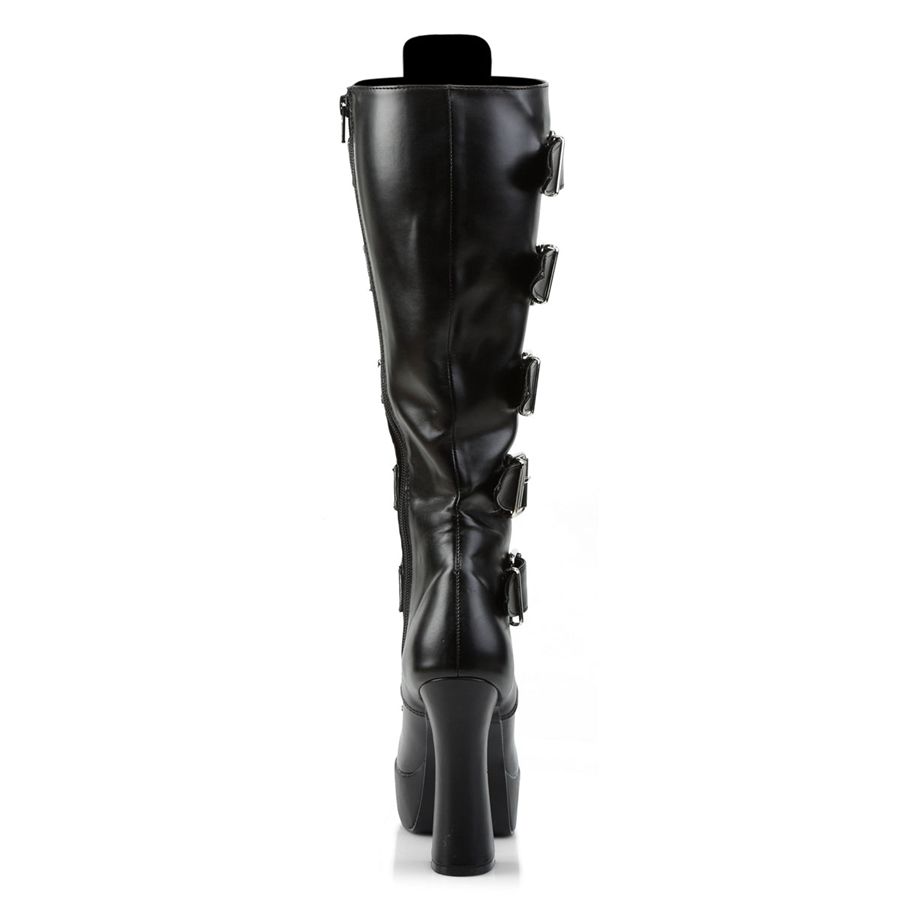 Bottes Hautes Pleaser Electra-2042 Noir Femme | XDY-3336518