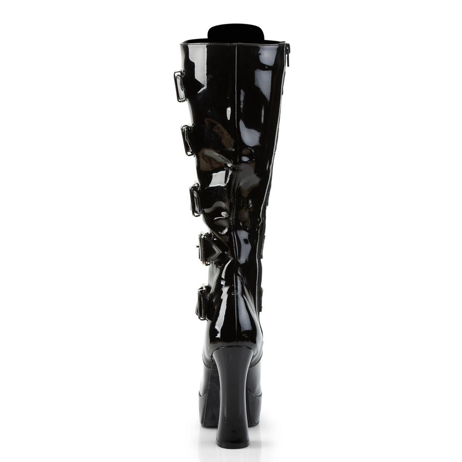 Bottes Hautes Pleaser Electra-2042 Noir Femme | LMP-3634100