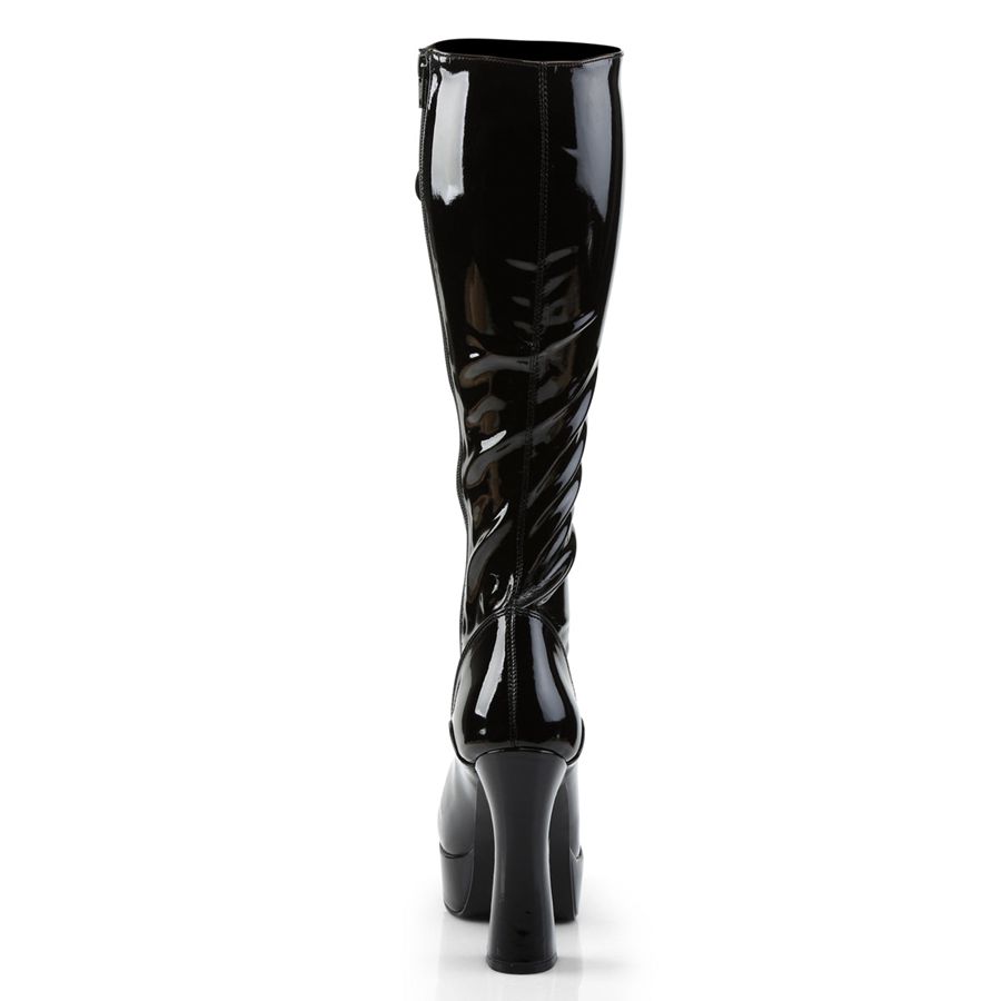 Bottes Hautes Pleaser Electra-2023 Noir Femme | YTN-2785033