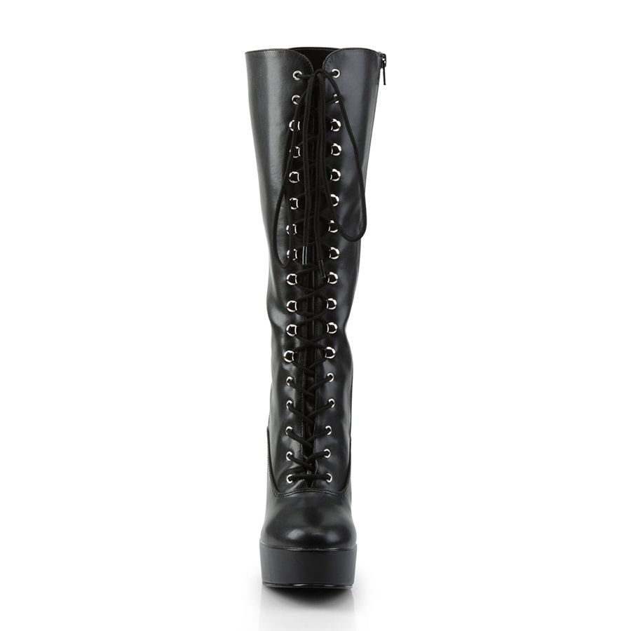 Bottes Hautes Pleaser Electra-2020 Noir Femme | QVD-1873107