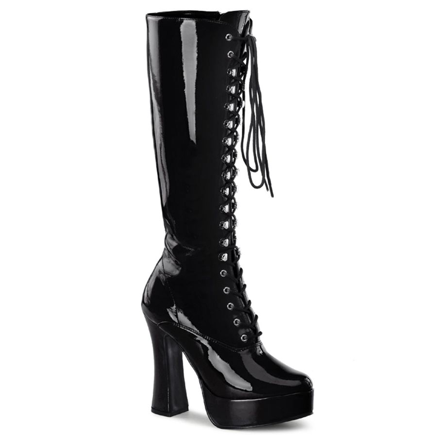 Bottes Hautes Pleaser Electra-2020 Noir Femme | PZP-0633937