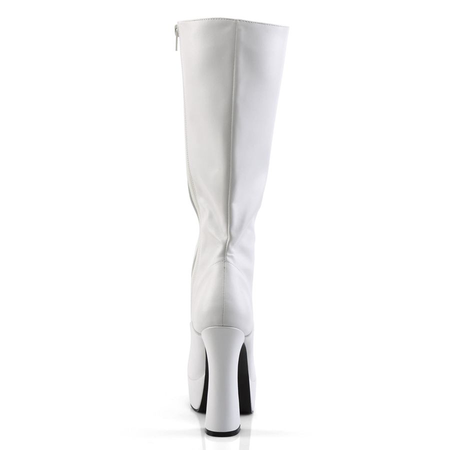 Bottes Hautes Pleaser Electra-2020 Blanche Femme | HYU-0228264