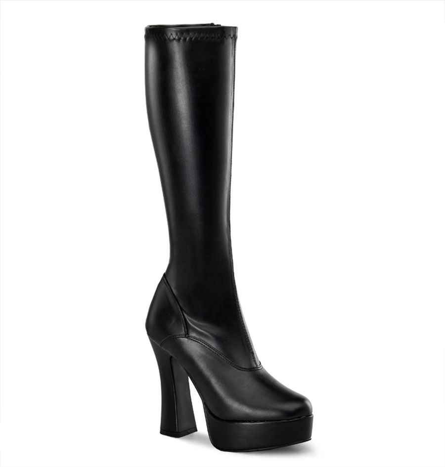 Bottes Hautes Pleaser Electra-2000Z Noir Femme | OHG-8370309