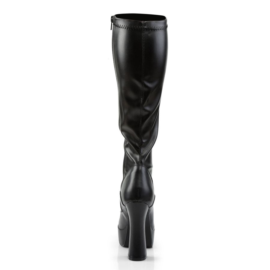 Bottes Hautes Pleaser Electra-2000Z Noir Femme | OHG-8370309